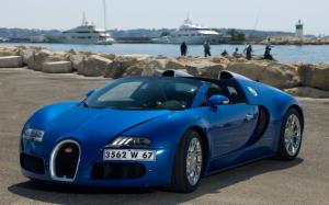 Bugatti Veyron 16.4 Grand Sport in Cannes 2010 - Front And Side 2 wallpaper thumb
