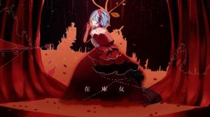 Anime Girls, Red Dress, Hatsune Miku, Vocaloid wallpaper thumb