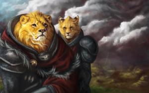 Lion warriors wallpaper thumb
