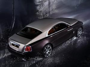 Rolls-Royce Wraith luxury car at night wallpaper thumb