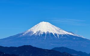 Fuji mountain, sky, blue, Japan landscape wallpaper thumb