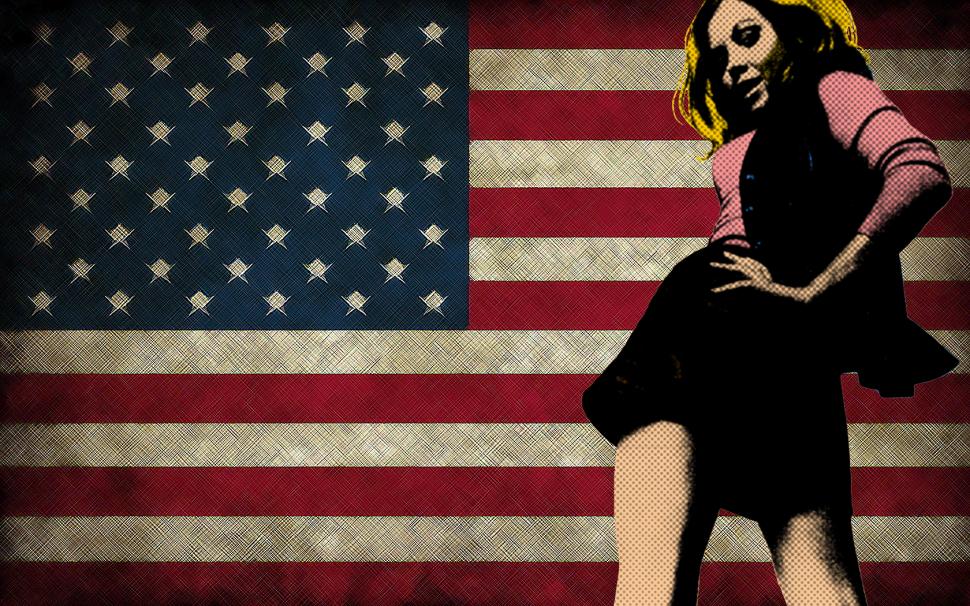 American Flag Flag Legs Face HD wallpaper,digital/artwork wallpaper,face wallpaper,american wallpaper,flag wallpaper,legs wallpaper,1680x1050 wallpaper