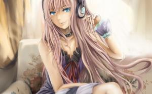 Anime, Music, Vocaloid, Megurine Luka, Soft Shading wallpaper thumb