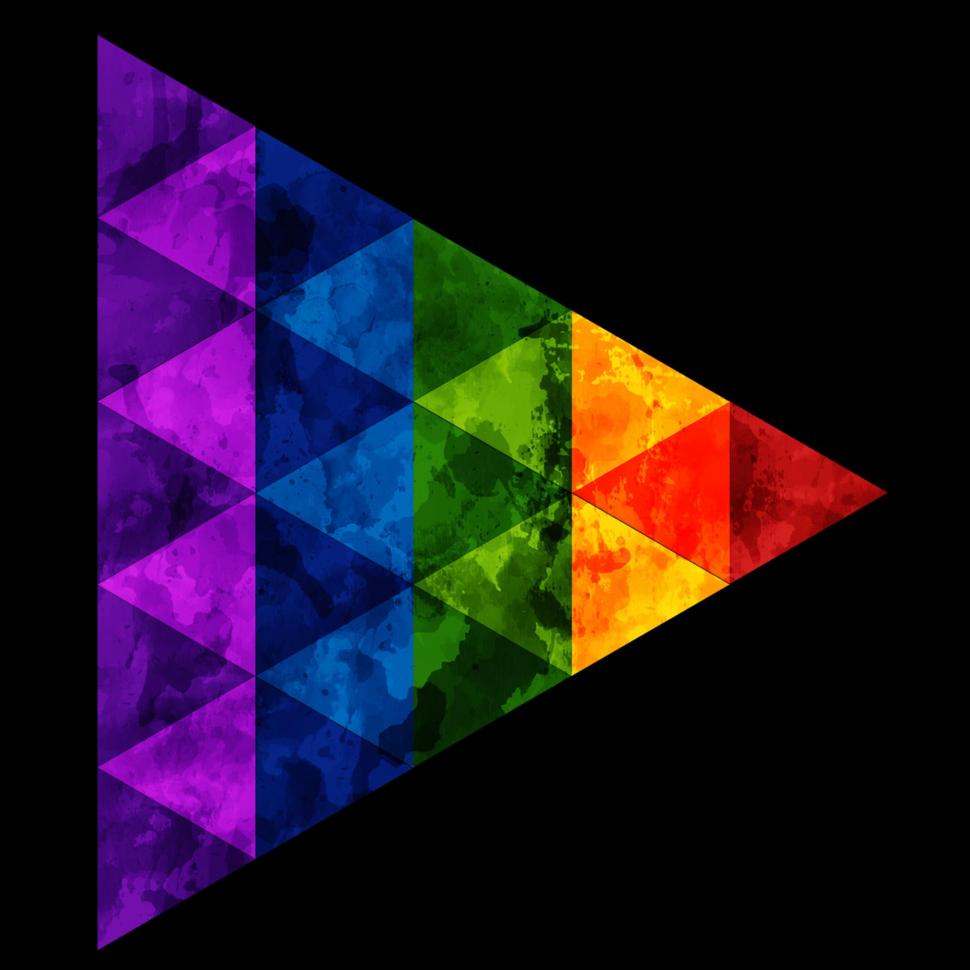 Triangle, Abstract, Colorful wallpaper,triangle HD wallpaper,abstract HD wallpaper,colorful HD wallpaper,1920x1920 wallpaper