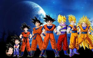 Goku and Super Saiyan - Dragonball Z wallpaper thumb