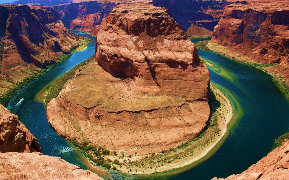 Round Grand Canyon wallpaper,Scenery HD wallpaper,2880x1800 wallpaper
