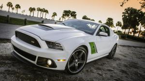Ford Mustang 2014 RS3 white car wallpaper thumb