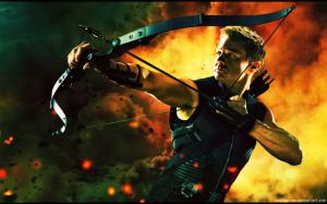 Avengers Hawkeye Bow Arrow Jeremy Renner HD wallpaper thumb
