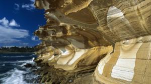 Painted Cliffs Maria Isl Np Australia wallpaper thumb