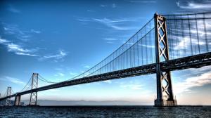 Wonderful San Francisco Bay Bridge Hdr wallpaper thumb