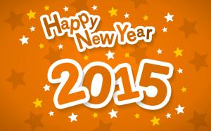 2015, Happy New Year, Stars, Pattern wallpaper thumb