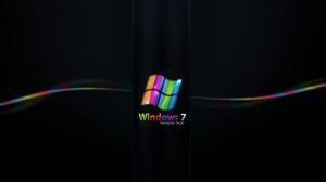 Rainbow Colored Windows 7 wallpaper thumb