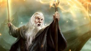 The Lord of the Rings Gandalf Wizard Drawing Sword HD wallpaper thumb