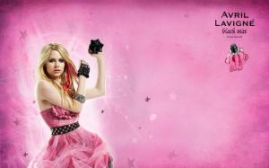 Pink Avril Lavigne wallpaper thumb