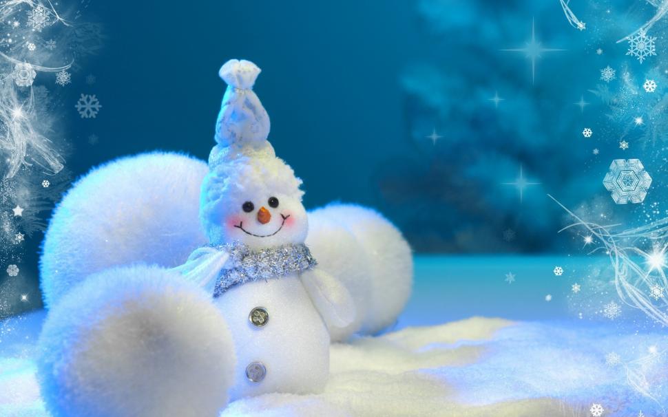 Happy Little Snowman wallpaper,christmas HD wallpaper,winter HD wallpaper,celebration HD wallpaper,ornaments HD wallpaper,2560x1600 wallpaper
