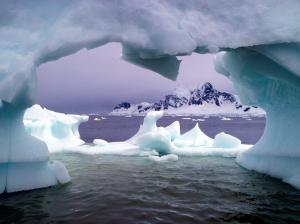iceberg ice Water HD wallpaper thumb