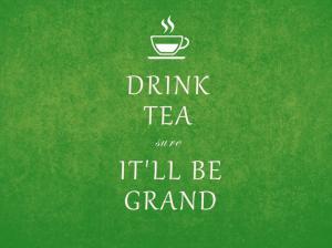 Green Tea Quote  High Definition wallpaper thumb