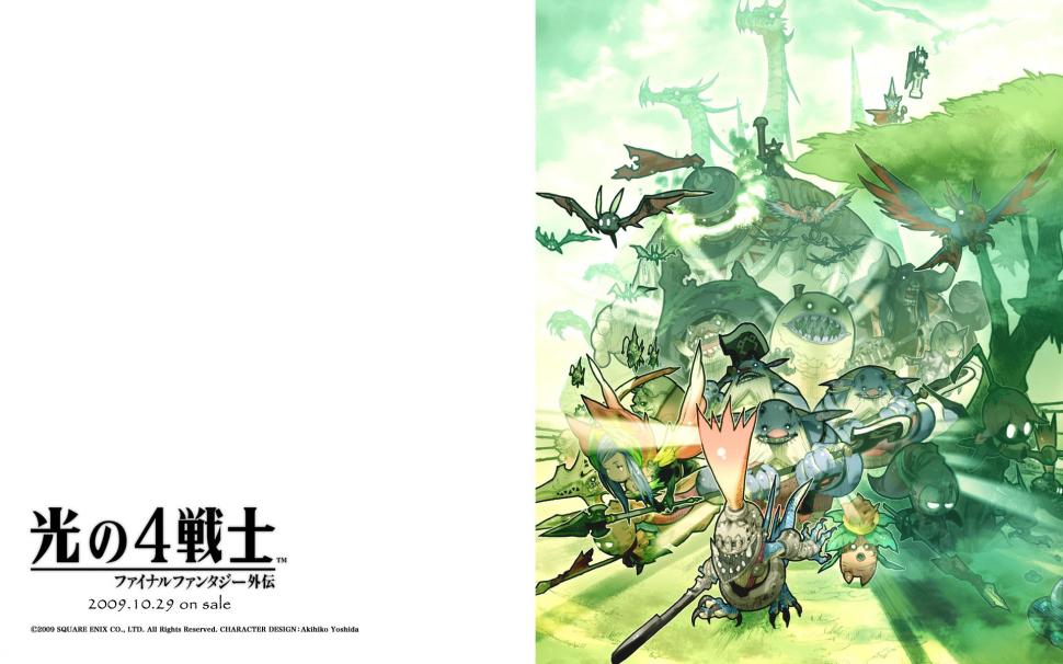 Final Fantasy 4 Heroes Of Light wallpaper,final fantasy HD wallpaper,wallpaper HD wallpaper,games HD wallpaper,1920x1200 wallpaper