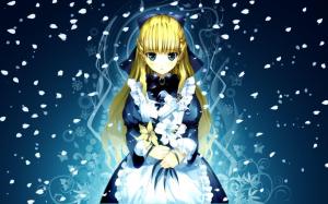 Alice game, Alice, Snowy night, Anime girl, ACG, Cute wallpaper thumb