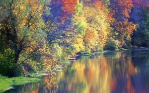 Gorgeous Autumn River wallpaper thumb
