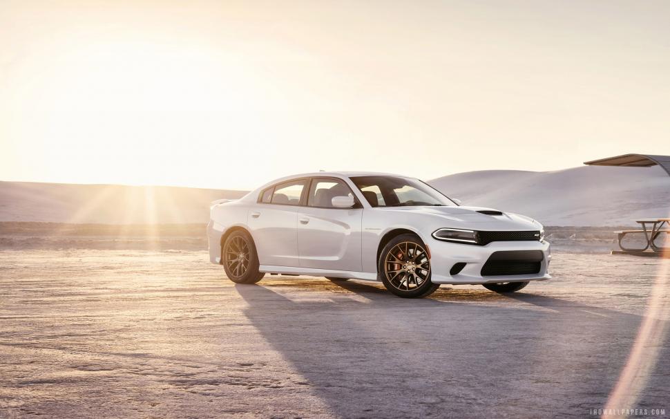 2015 Dodge Charger SRT Hellcat White wallpaper | cars | Wallpaper Better