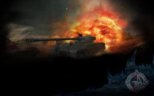 World of Tanks Fire wallpaper thumb