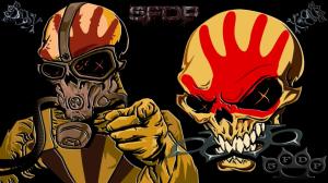 Finger Punch Heavy Metal Hard Rock Bands Skull Skulls Dark Free Background wallpaper thumb