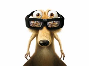 Squirrel Ice Age 3D Glasses HD wallpaper thumb