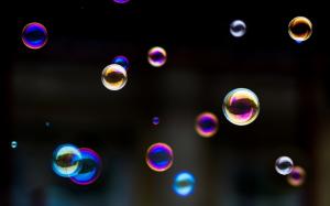 Colorful bubbles wallpaper thumb