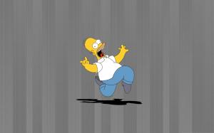 Happy Homer Simpson wallpaper thumb