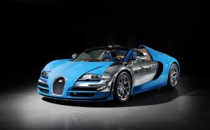 2013 Bugatti Veyron 16.4 blue supercar wallpaper thumb
