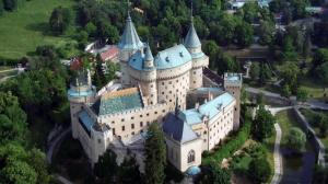Beautiful Bojnice Castle In Slovakia wallpaper thumb