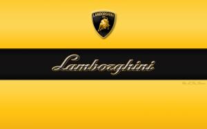 Yellow Lamborghini Logo Free Widescreen s wallpaper thumb