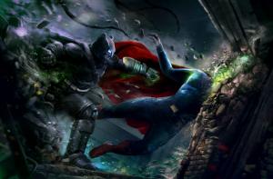 Batman v Superman: Dawn of Justice, superman, movies, fight, batman, artwork wallpaper thumb