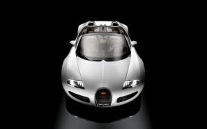 Bugatti Veyron 16.4 Grand Sport Production Version 2009 - Studio Front Top wallpaper thumb