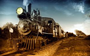 Nostalgic steam train wallpaper thumb