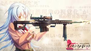 Gun, Anime, Anime Girls, Eyepatches, Sniper Rifles wallpaper thumb
