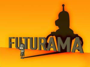 Orange Futurama Bender HD wallpaper thumb