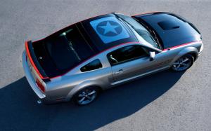 Ford Mustang GT supercar top view wallpaper thumb
