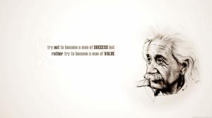 Albert Einstein Success Quotes wallpaper thumb