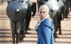 Emilia Clarke in Game of Thrones 3 wallpaper thumb