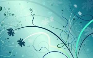 Turquoise Abstract wallpaper thumb