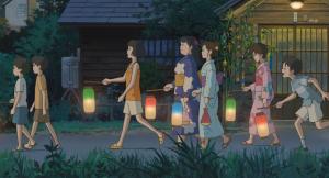 When Marnie Was There, Children, Anime Girls, Night, Lantern, Kimono wallpaper thumb