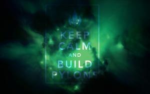 Keep Calm Pylons StarCraft HD wallpaper thumb