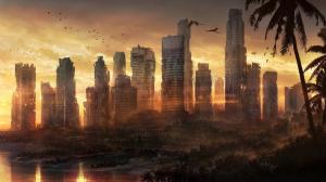 Post Apocalyptics Cityscapes HD wallpaper thumb