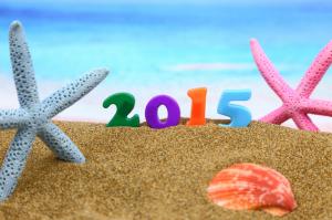 Happy New Year 2015 Beach wallpaper thumb