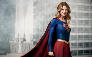 Melissa Benoist as Supergirl wallpaper thumb