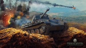 World of Tanks Tanks Pz.Kpfw.V Panther Games 3D Graphics wallpaper thumb
