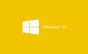 Yellow Background, Windows 10 wallpaper thumb