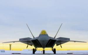 Awesome F-22 Raptor Airplane  Hi Def Images wallpaper thumb